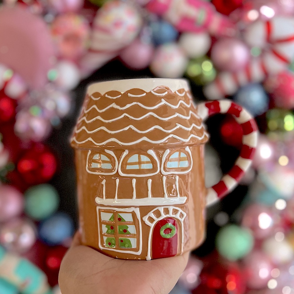 ✨NEW🎄Target Wondershop 2024 Gingerbread House Mug🎁